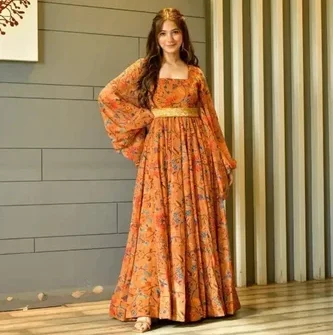 floral-printed-indo-western